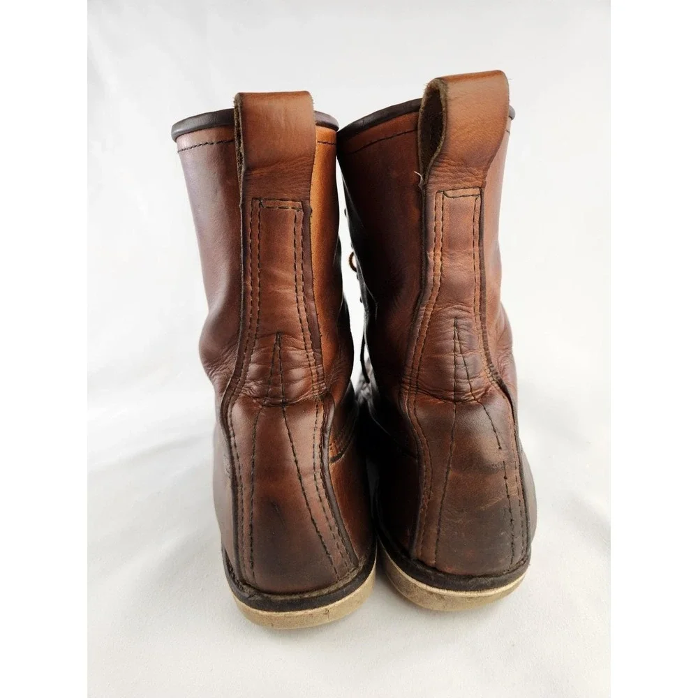 Vintage Red Wing heritage boots #10877  Sz 12 Tall Leather Work Field Roof Shoes